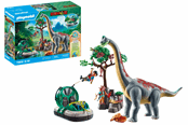 Playmobil - Playmobil Dinos - Brachiosaurus med svævefartøj - 71819
