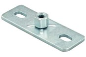 Rørophæng og rørkoblinger - Fischer GPL grundflange, M10 - 79666