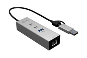 USB hub - I-Tec - hub - 3 ports USB hub - 3 ports - Grå - CAMETALG325HUB