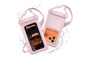 Mobil - Covers & Cases - Tech-Protect UWC7 6.9" Waterproof Case - Pink - 5906302323951