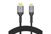 Skærmkabel - Tech-Protect  UltraBoost Mini HDMI to HDMI 2.1 8K 60HZ 200cm Cable - Black - 5906302323708