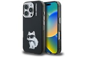 Mobil - Covers & Cases - Karl Lagerfeld IML Aquarelle Choupette & Logo Case for iPhone 16 Pro Max - Black - 3666339464417