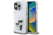 Mobil - Covers & Cases - Karl Lagerfeld IML Aquarelle Karl & Choupette & Logo Case for iPhone 16 Pro Max - White - 3666339464950