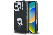 Mobil - Covers & Cases - Karl Lagerfeld IML Aquarelle Karl & Logo MagSafe Case for iPhone 16 Pro - Black - 3666339465308
