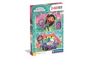 Puslespil - Clementoni Puzzle Gabby's Dollhouse 2x60 pieces (2025) 2D Puslespil - 24819