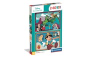 Puslespil - Clementoni Puzzle WD Classic 2x60 pieces Floor - 24823