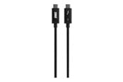 FireWire / ThunderBolt kabel - OWC Premium - Thunderbolt cable - USB-C to USB-C - 70 cm - OWCCBLT3PC0.7BP