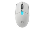 Mus - Logitech G G305 X SUPERLIGHT - Mus - Optisk - 6 knapper - Hvid - 910-007747