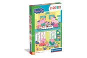 Puslespil - Clementoni Puzzle Peppa Pig 2x20 pieces Floor - 24831