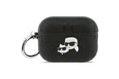Mobil - Covers & Cases - Karl Lagerfeld Monogram Karl & Choupette Head Case for AirPods Pro 3 - Black - 3666339574628