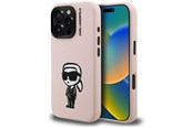 Mobil - Covers & Cases - Karl Lagerfeld Silicone Karl Sketch MagSafe Case for iPhone 16 Pro Max - Pink - 3666339462970