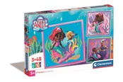 Puslespil - Clementoni Puzzle Square - Disney Ariel 3x48 pieces 2D Puslespil - 25324