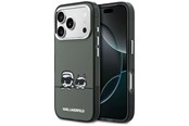 Mobil - Covers & Cases - Karl Lagerfeld IML Karl & Choupette Peekaboo Logo MagSafe Case for iPhone 17 Pro Max - Black - 3666339607180