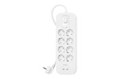 Strømkabel (ekstern) - Belkin Connect - surge protector - with 2 USB-C ports - SRB004VF2M-V2