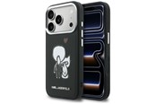 Mobil - Covers & Cases - Karl Lagerfeld Karl & Choupette Back Logo MagSafe Case for iPhone 17 Pro Max - Black - 3666339605742