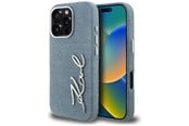 Mobil - Covers & Cases - Karl Lagerfeld FW Jeans Signature Logo iPhone 16 Pro Max Case - Blue - 3666339458652