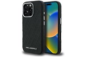 Mobil - Covers & Cases - Karl Lagerfeld FW Stamped Karl MagSafe Case for iPhone 16 Pro - Black - 3666339455408