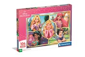 Puslespil - Clementoni Puzzle Super Disney Princess 104 pieces Floor - 25056