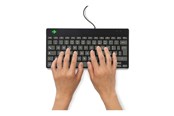 Tastatur - R-Go Tools R-Go Compact Break - keyboard - with integrated break indicator - QWERTY - Italian - black Input Device - Tastatur - Italiensk - Sort - RGOCOITWDBL