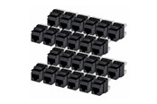 Netværkstilbehør - StarTech.com Startech keystone jack - 180° 110 punch down - TAA Compliant - C6KEY110180BK24PK