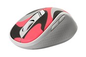 Mus - RAPOO M500 Silent - mouse - 2.4 GHz Bluetooth 4.0 Bluetooth 3.0 - red - Mus - Optisk - 6 knapper - Grå - 18111