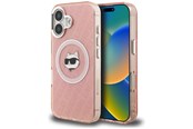 Mobil - Covers & Cases - Karl Lagerfeld IML Choupette Head Logo MagSafe iPhone 16 Case - Pink - 3666339459703