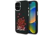 Mobil - Covers & Cases - Karl Lagerfeld Silicone Heart Sign Logo MagSafe Case for iPhone 16 - Black - 3666339460426