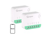 Smart Home - Sonoff SONOFF MINIR4M (Extreme) Matter-afbryder, 2-pak - MINIR4M 2Pack