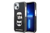 Mobil - Covers & Cases - Karl Lagerfeld KLHCP13STPE2TK iPhone 13 mini 5.4 "hardcase black / black Karl & Choupette Head - 3666339048648