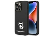 Mobil - Covers & Cases - Karl Lagerfeld KLHCP14LSLCTBK iPhone 14 Pro 6.1 "hardcase black / black Silicone Choupette Body - 3666339076573