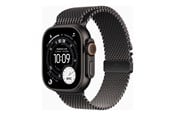 Smartwatch & Sportsur - Apple Watch Ultra 3 GPS + Cellular 49mm Black Titanium Case with Black Titanium Milanese Loop - Small - MF1N4DH/A