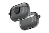 Mobil - Covers & Cases - UNIQ Glase Pro Case for AirPods Pro 3 Lock Case - Clear Black - 8886463696828