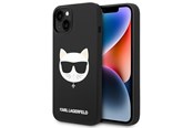 Mobil - Covers & Cases - Karl Lagerfeld KLHMP14MSLCHBK iPhone 14 Plus 6.7 "hardcase black / black Silicone Choupette Head Magsafe - 3666339077921
