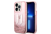 Mobil - Covers & Cases - Karl Lagerfeld KLHCP14LLBKLCP iPhone 14 Pro 6.1 "pink / pink hardcase Liquid Glitter Big KL - 3666339085667