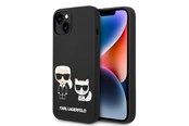 Mobil - Covers & Cases - Karl Lagerfeld KLHMP14MSSKCK iPhone 14 Plus 6.7 "hardcase black / black Liquid Silicone Karl & Choupette Magsafe - 3666339087531