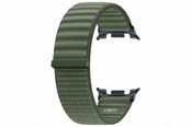 Smartwatch - Tilbehør - Samsung Galaxy Watch9 Fabric Watch Band (M/L) - Olive - ET-SVL33LGEGEU