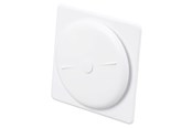 Ventilation - Duka 68.6 tallerkenventil hvid - 109734