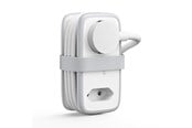 Strømkabel (ekstern) - ORICO APP 15.5W 5in1 Power Strip 2x AC + 2x USB-A + 1x USB-C - White - APP-2A2U1C-EU-WH-EP-HU
