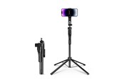 Mobil - Andet Tilbehør - ORICO Selfie stick Orico SPN185 1/4" tripod for phone camera with 360 degree rotation Bluetooth 5.2 - black - SPN185-BK-BP-HU