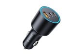 Mobil - Adaptere & Opladere - ORICO HyperDrive 165W USB-A + 2x USB-C Car Charger - Black - HD-165-1A2C-BK-EP-HU