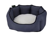Hunde - Nobby ECO Komfort seng oval ESAT 86 cm Mørkegrå - L61845
