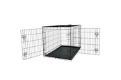 Hunde - Nobby Foldbart metal transportbur til bil M Sort - L62312