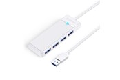 USB hub - ORICO PAPW4A-U3 USB Hub 4-port 4x USB-A 3.0 1.8 m - white USB hub - USB 3.0 - 4 ports - Hvid - PAPW4A-U3-18-WH-EP