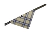 Hunde - Nobby Læderhalsbånd m/tørklæde S Brun - L74205-03