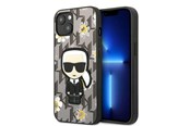 Mobil - Covers & Cases - Karl Lagerfeld KLHCP13MPMNFIK1 iPhone 13 6.1" grey/grey Flower Ikonik Karl - 3666339049454
