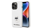 Mobil - Covers & Cases - Karl Lagerfeld KLHCP14LSNCHBCH iPhone 14 Pro 6.1" hardcase white/white Silicone Choupette - 3666339086787