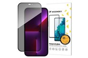 Mobil - Beskyttelsesglas - Wozinsky Privacy Glass med Anti Spy-filter til iPhone 15 - sort - 5907769309083