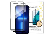 Mobil - Beskyttelsesglas - Wozinsky sæt med 2x Hærdet glas cover-venlig iPhone 14 Max / 13 Pro Max sort - 5907769310423