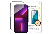 Mobil - Andet Tilbehør - Wozinsky Super holdbart hærdet glas Case Friendly  Full Glue iPhone 15 - sort - 9145576280300