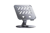 Mobil - Andet Tilbehør - Wozinsky WRS-DSY84SS 360° roterende tabletstativ i aluminium - grå - 5907769374616